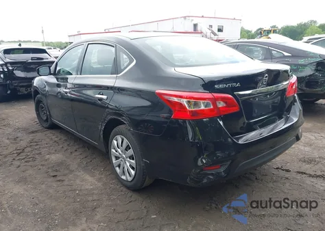 2016 Nissan Sentra S из США, поврежденный, VIN 3N1AB7AP8GY237681